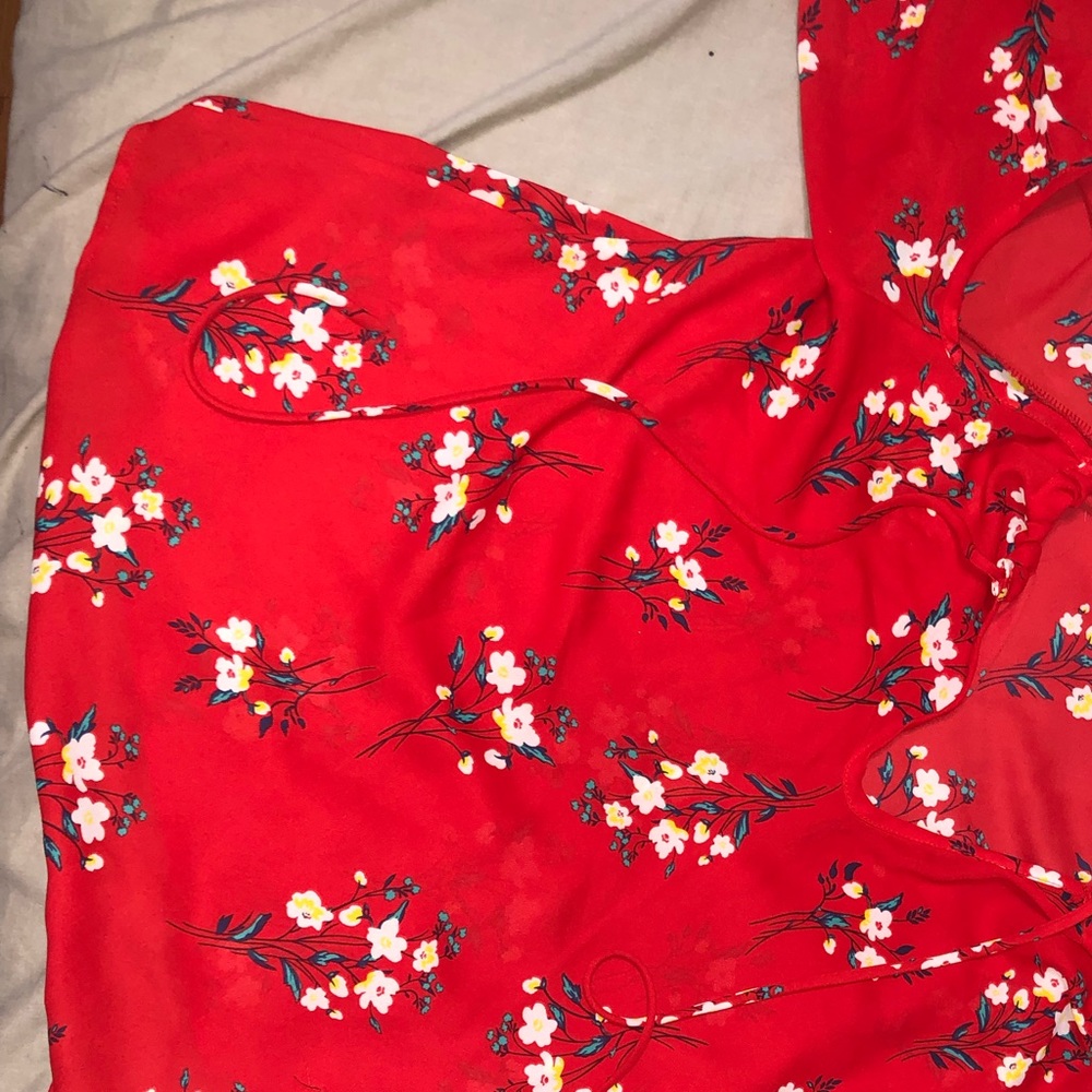 Open shoulder blouse